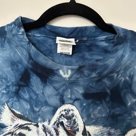 Rainforest Cafe Vintage White Tiger TieDye Tee - Picture 3 of 6